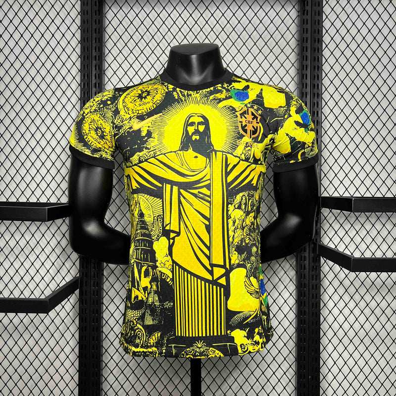 CAMISA VERSÃO PLAYER DO BRASIL 25/26 AMARELO EDIÇÃO ESPECIAL