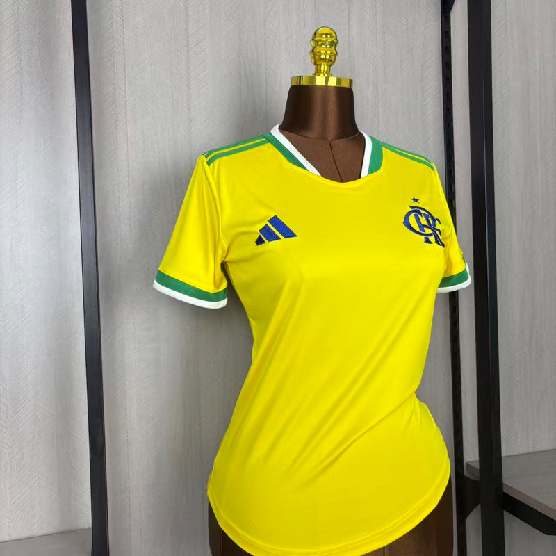 CAMISA FEMININA FLAMENGO EDIÇÃO ESPECIAL BRASIL 26/27