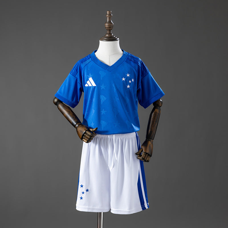Conjunto Infantil Cruzeiro 2026 (Home)