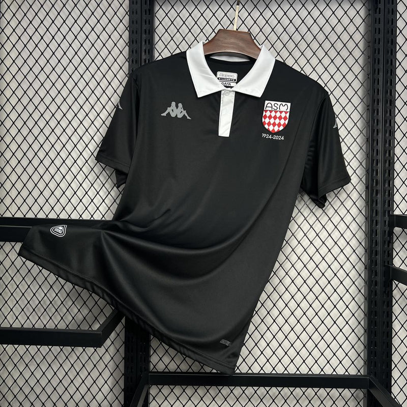 CAMISA DO MONACO 24/25 PRETO