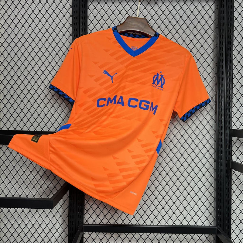 CAMISA DO MARCEILLE 24/25 LARANJA
