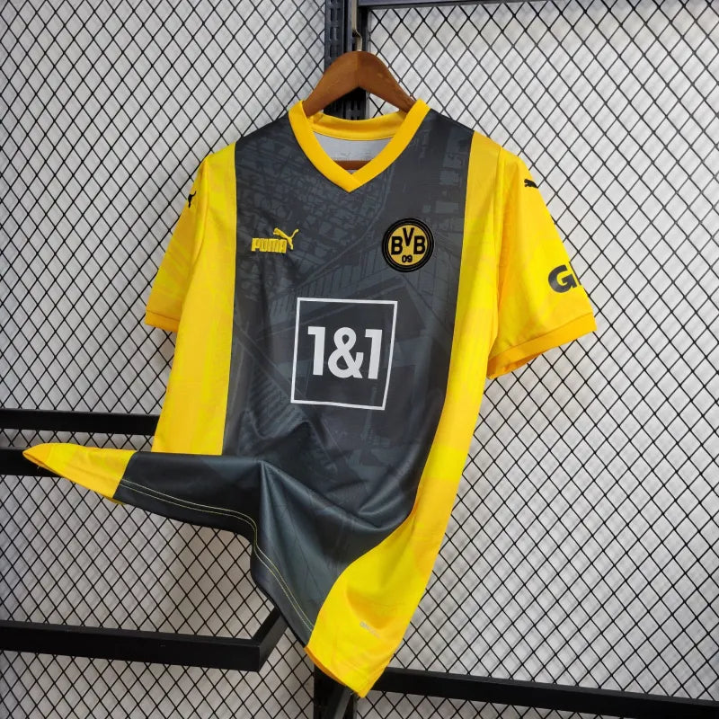 CAMISA DO BORUSSIA DORTMUND 24/25 AMARELO E PRETO