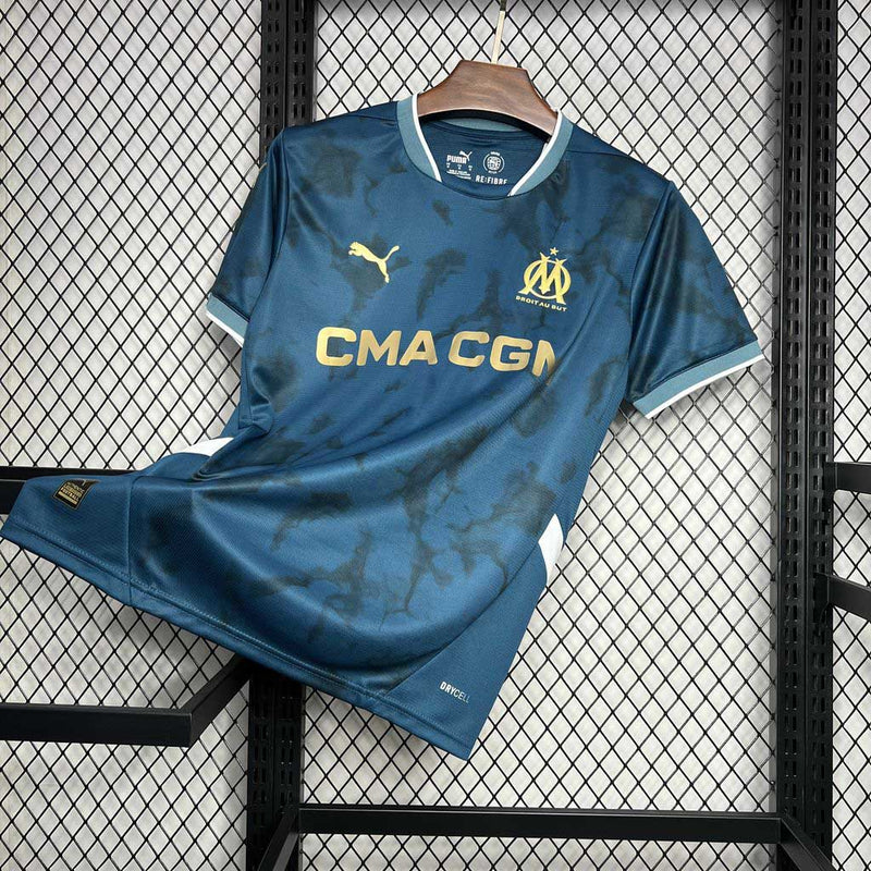 CAMISA DO MARCEILLE 24/25 AZUL