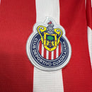 CAMISA DO CHIVAS 24/25 VERMELHO E BRANCO