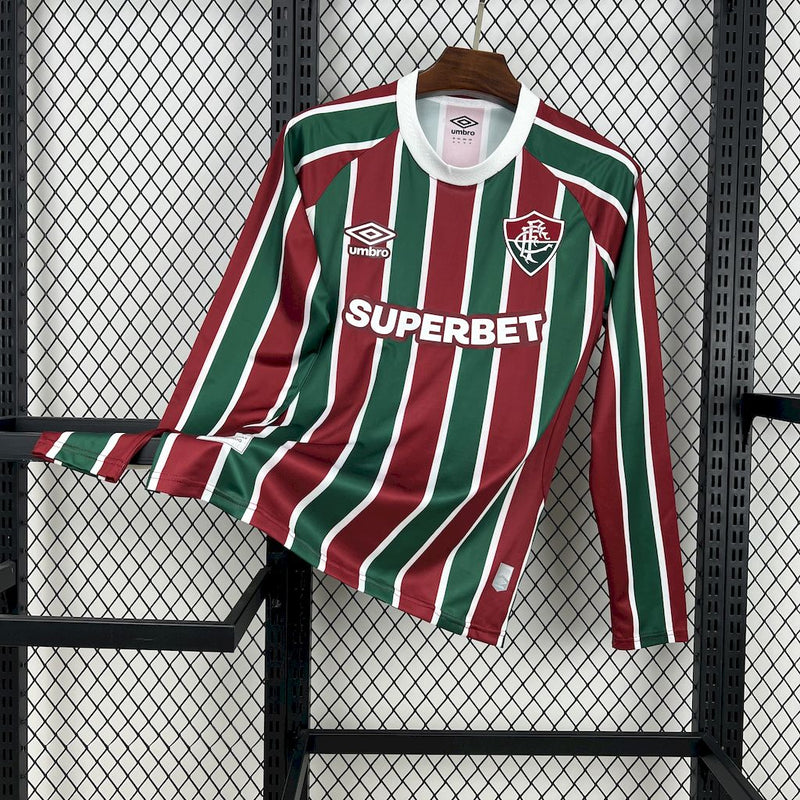 CAMISA MANGA LONGA DO FLUMINENSE 25/26 TRICOLOR