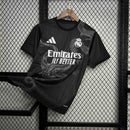 CAMISA DO REAL MADRID 24/25 PRETO EDIÇÃO ESPECIAL