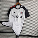 CAMISA DO FULHAM 24/25 BRANCO E PRETO
