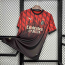 CAMISA DO MILAN 24/25 VERMELHO E PRETO