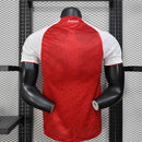 CAMISA VERSÃO PLAYER DO ARSENAL 25/26 VERMELHO E BRANCO