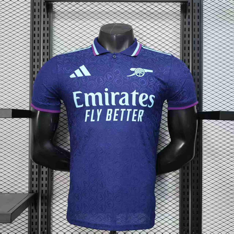 CAMISA VERSÃO PLAYER DO ARSENAL 25/26 AZUL