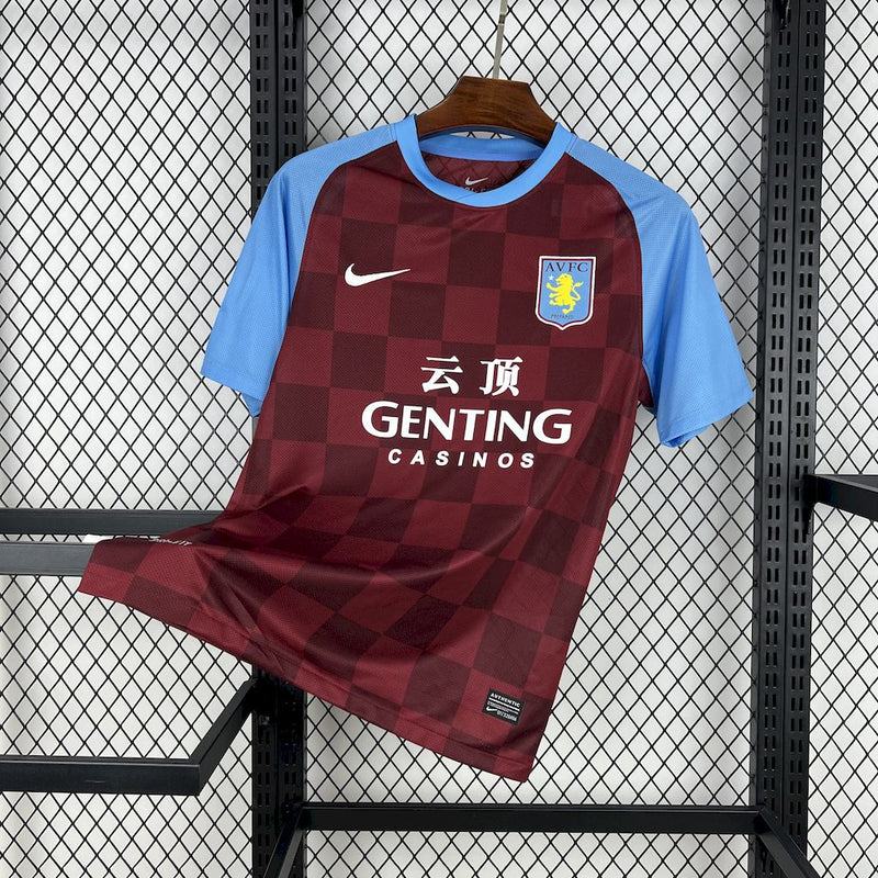 CAMISA RETRÔ DO ASTON VILLA 11/12 VERMELHO