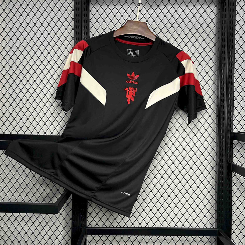 CAMISA DO MANCHESTERUNITED 24/25 PRETO