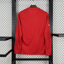 CAMISA MANGA LONGA DO ATLETICO DE MADRID 25/26 VERMELHO E BRANCO