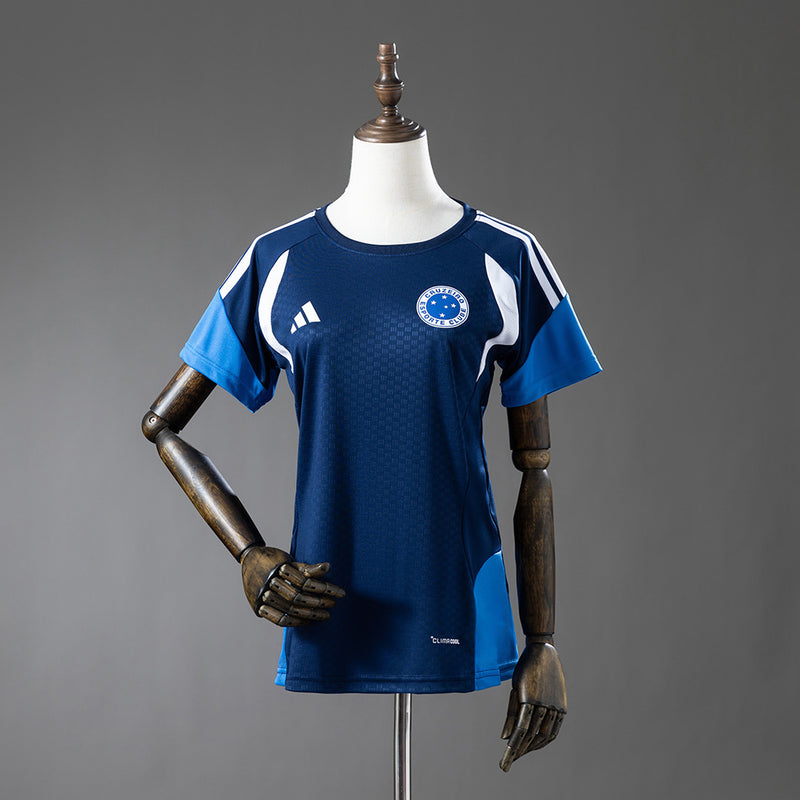 CAMISA FEMININA TREINO CRUZEIRO 2026 - AZUL ESCURA