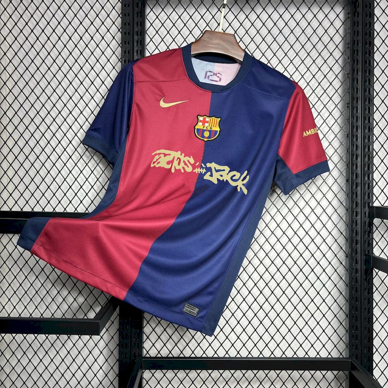 CAMISA DO BARCELONA TRAVIS SCOTT  24/25