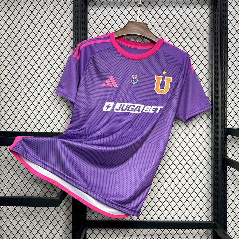 CAMISA DO UNIVERSIDAD DO CHILE 24/25 ROXO