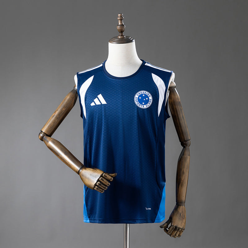 Camisa Cruzeiro 26/27 Treino Regata Masculina - Azul Escuro
