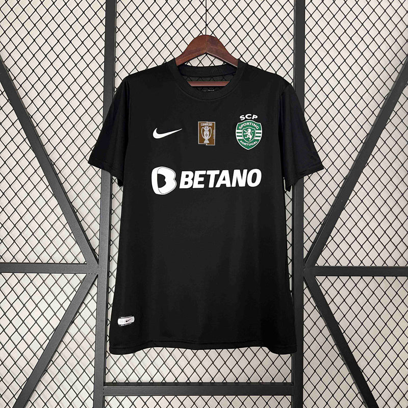 CAMISA DO SPORTING 24/25 PRETO