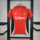 CAMISA DO MANCHESTERUNITED 24/25 VERMELHO E PRETO