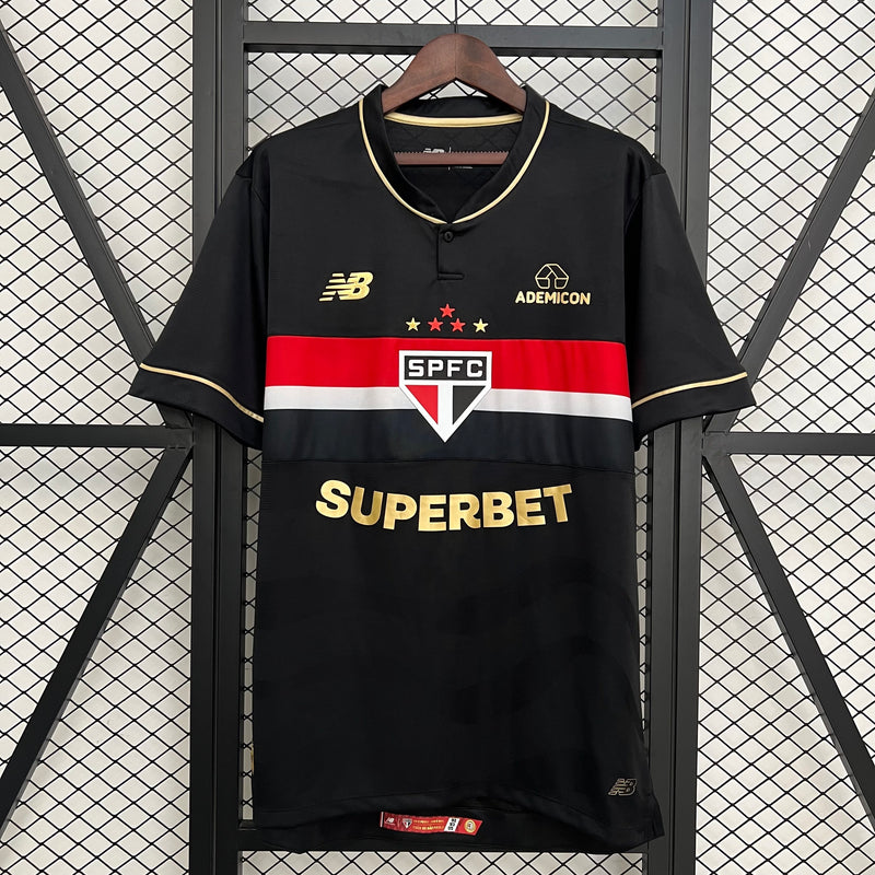 CAMISA DO SÃO PAULO III ALL BLACK 25/26