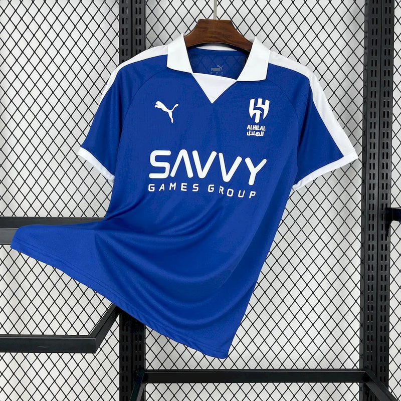 CAMISA DO AL HILAL 24/25 AZUL COMEMORATIVA