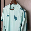 Camisa Cruzeiro Treino 2025/26 Masculina Azul Turquesa Claro