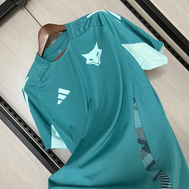 Camisa Cruzeiro Treino 2025/26 Azul Turquesa Escuro
