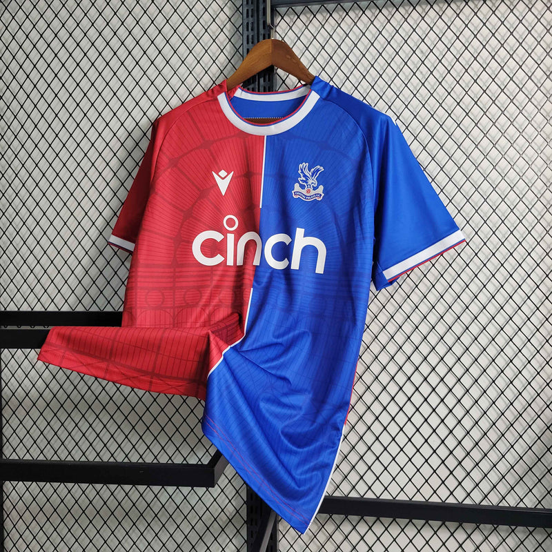 CAMISA DO CRYSTAL PALACE 23/24 VERMELHO E AZUL