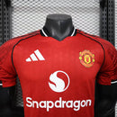 CAMISA VERSÃO PLAYER DO MANCHESTER UNITED 25/26 VERMELHO