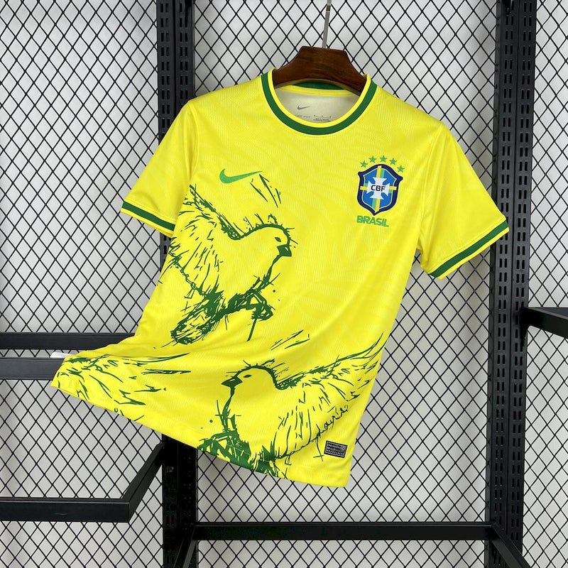 CAMISA DA SELEÇÃO BRASILEIRA 25/26 AMARELO EDIÇÃO ESPECIAL