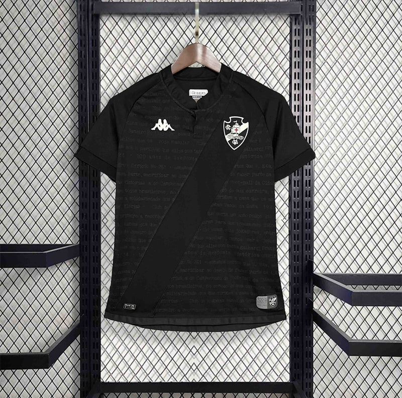 CAMISA FEMININA DO VASCO 24/25 PRETO